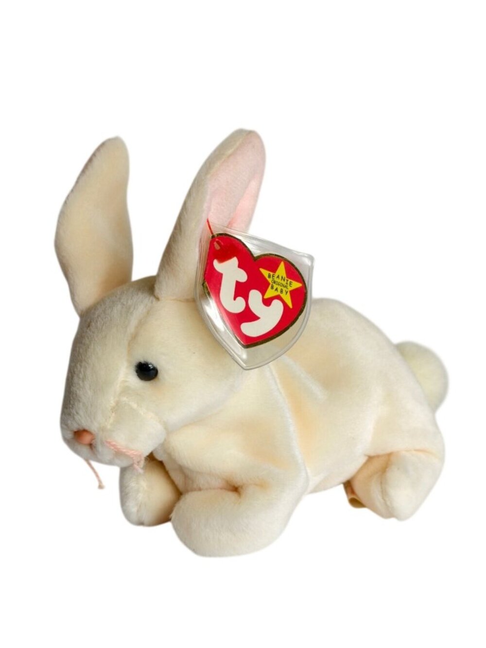 Ty Beanie Babies Nibbler Bunny Rabbit Plush 1999 MWMT Collectible April 6 DOB